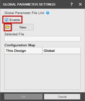 Jak połączyć parametry globalne ze złożeniami