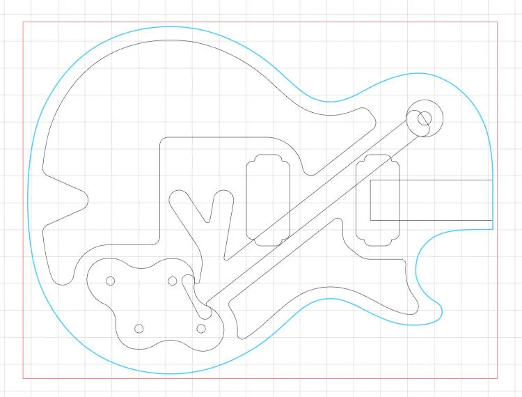 Tworzenie części 3D z zaimportowanego pliku 2D DXF lub DWG