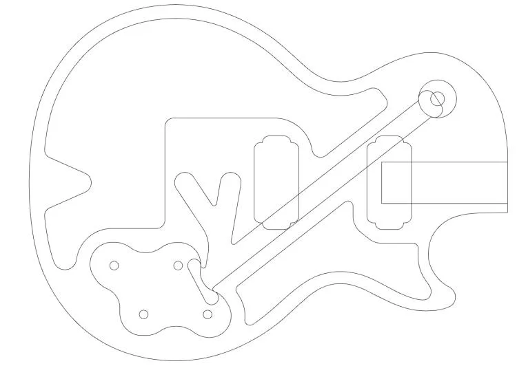 Tworzenie części 3D z zaimportowanego pliku 2D DXF lub DWG