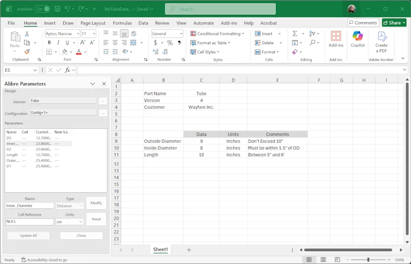 Wypełnianie dokumentu programu Excel