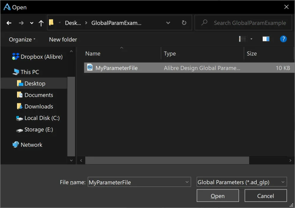 Jak połączyć parametry globalne ze złożeniami